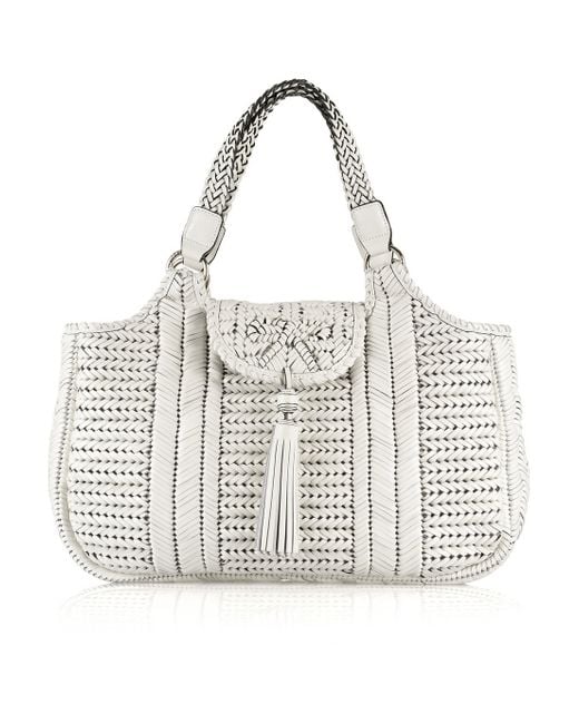 Anya hindmarch store white bag