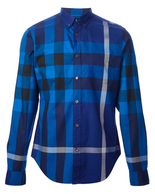 Burberry Brit Blue Check Shirt for men