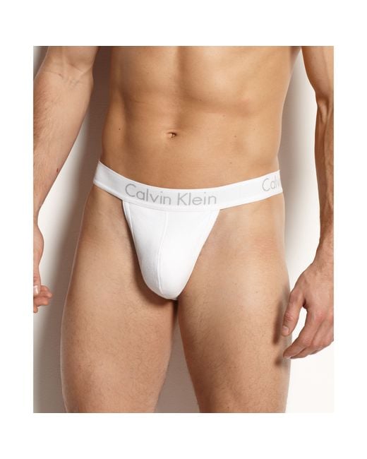 Calvin Klein Body Thong in White for Men | Lyst