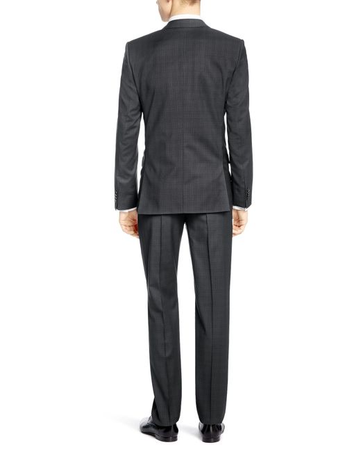 HUGO Black 'Amaro/Heise' | Slim Fit, Super 120 Italian Virgin Wool Suit for men