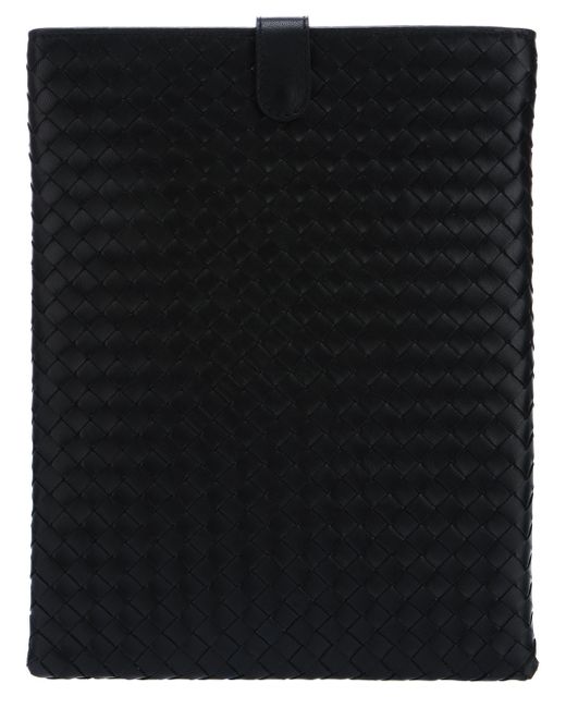 Bottega Veneta ブラックレザー iPadケース Bottega Veneta Woven iPad Case in Black for Men | Lyst