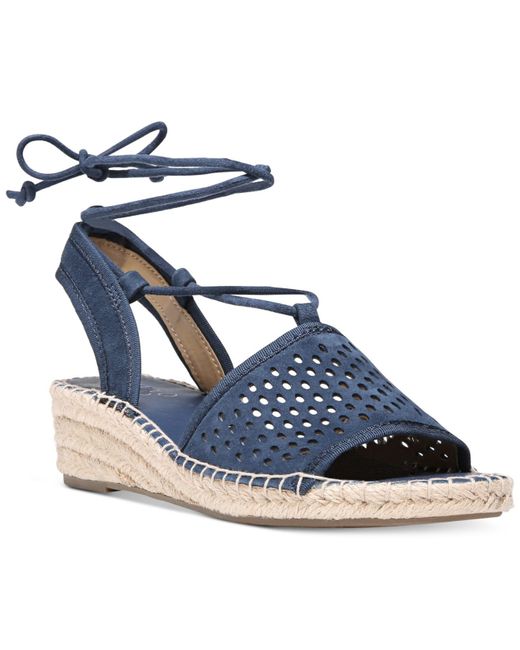 Franco sarto store blue wedges