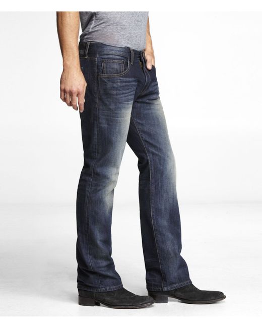 Express Rocco Slim Fit Boot Cut Jean in 