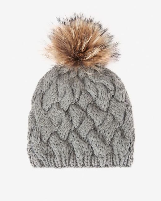 Natural Light Pom Beanie Natural Light Pom Beanie