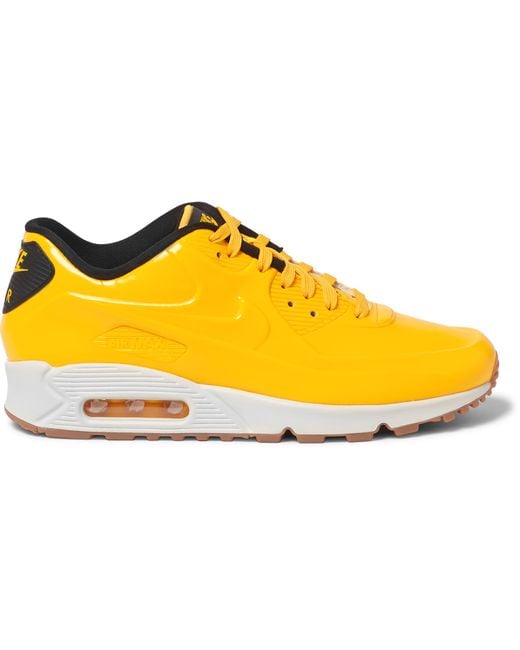 Nike Yellow Air Max 90 Vt Patent-leather Sneakers for men