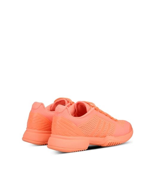 adidas By Stella McCartney Rubber Orange Barricade Tennis Shoes | Lyst