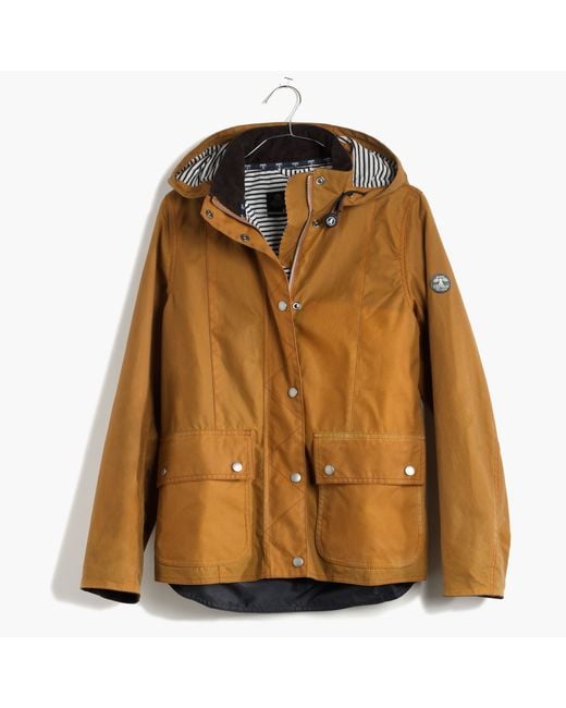 Madewell Brown Barbour&Reg; Godrevy Waxed Jacket