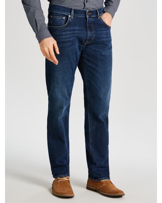 GANT Blue Tyler Straight Jeans for men