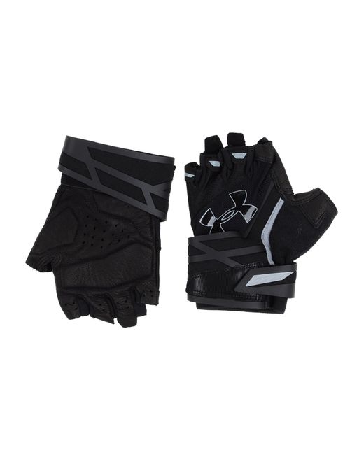 Under Armour Black Men's Ua Flux Half-finger Training Gloves for men