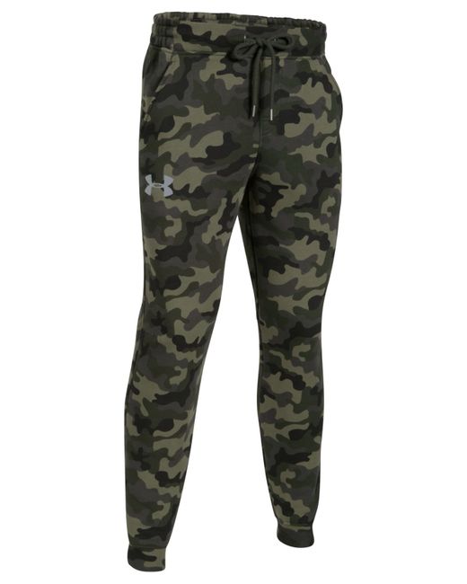 Under Armour Men s Rival Camo Joggers in Black for Men Lyst