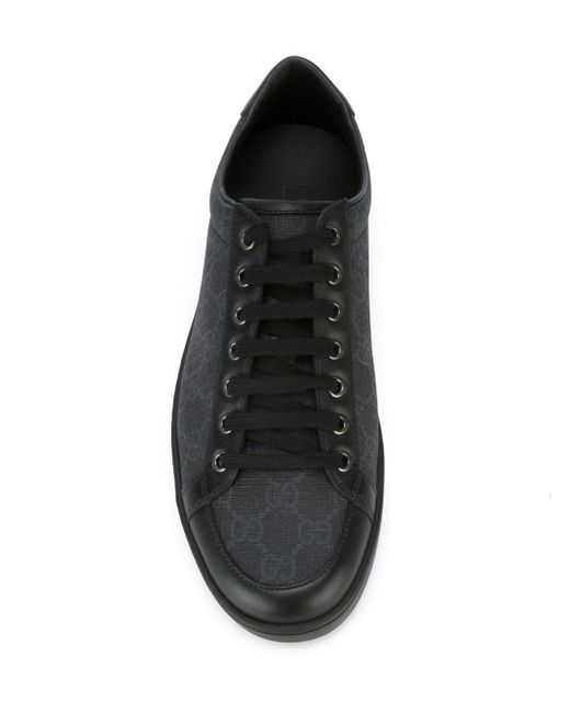 Gucci Sneaker Allacciate In Tessuto Gg Supreme in Black for Men Lyst
