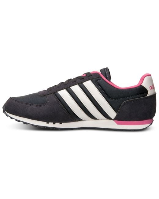 adidas Neo City Racer Sneakers From Finish Line in Black | Lyst