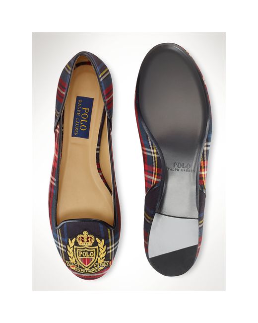 Polo Ralph Lauren Tartan Crest Flat | Lyst