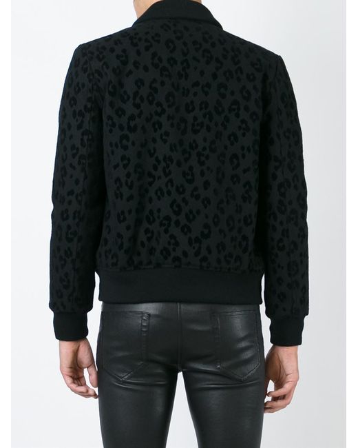 Black leopard windbreaker Clearance