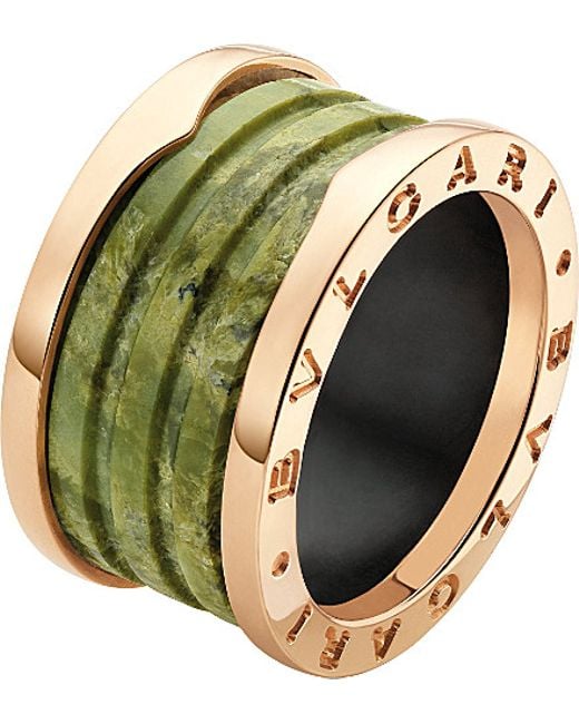 Bvlgari top marble ring