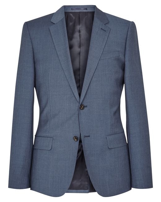 Reiss Blue George Slim Fit Suit Jacket for men
