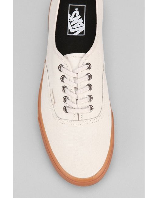 Vans Authentic Gum-Sole Sneaker in Nude (Natural) for Men | Lyst