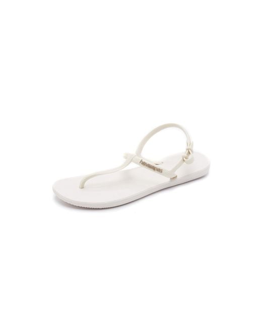 Havaianas White Freedom Sandals