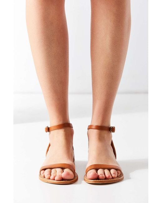 low heel thin strap sandals
