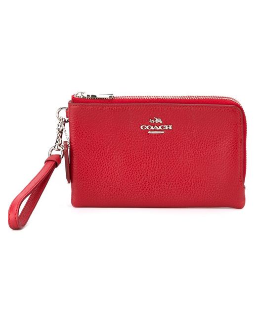 Coach Wrist Strap Wallet in Red Lyst