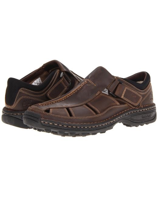 Timberland Leather Altamont Closed Toe/closed Back Fisherman in Brown for  Men | Lyst