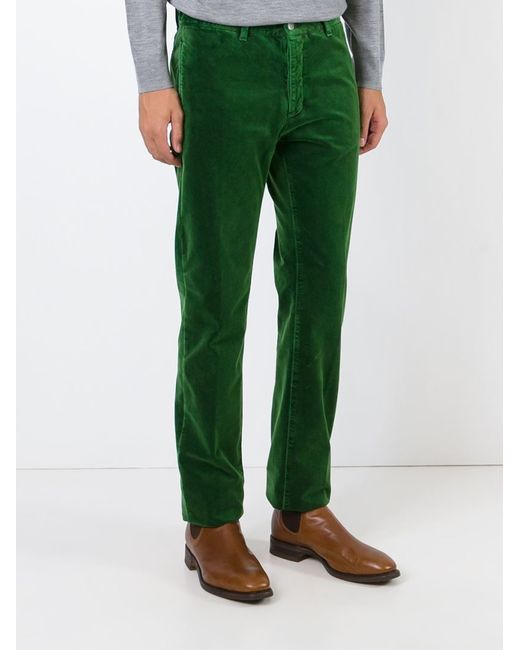 Avery Velvet WideLeg Trousers In Emerald Green  Rumour London  Wolf   Badger