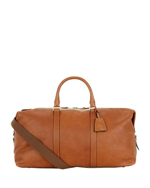 Mulberry Brown Medium Clipper Bag for men