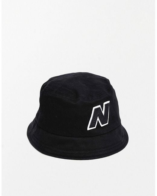 New Balance Black Glasto Bucket Hat for men