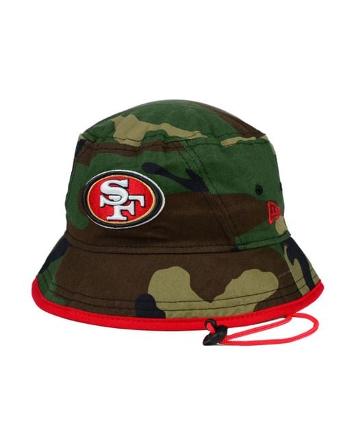 San Francisco 49Ers Camo Pop Bucket Hat 