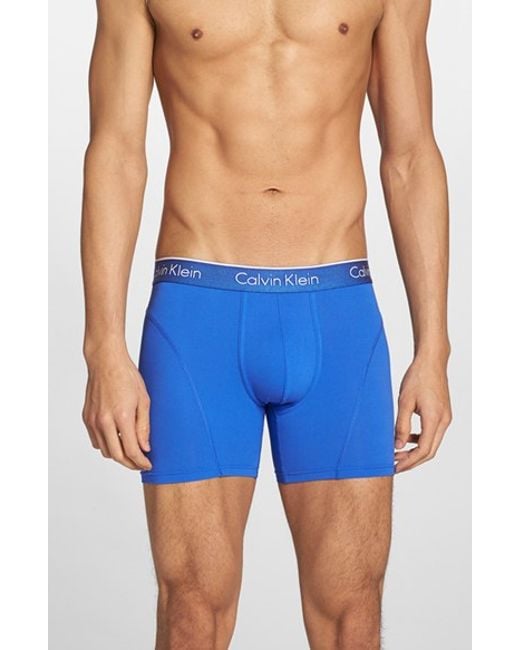 Calvin klein Air Fx Low Rise Boxer Briefs in Blue for Men Lyst