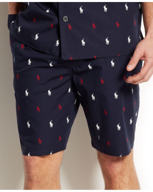 polo ralph lauren shorts with horses all over