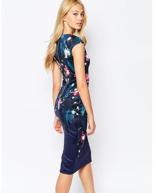 Ted baker top blue floral dress