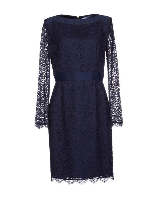 Blumarine Knee-length Dress in Blue - Save 48% | Lyst