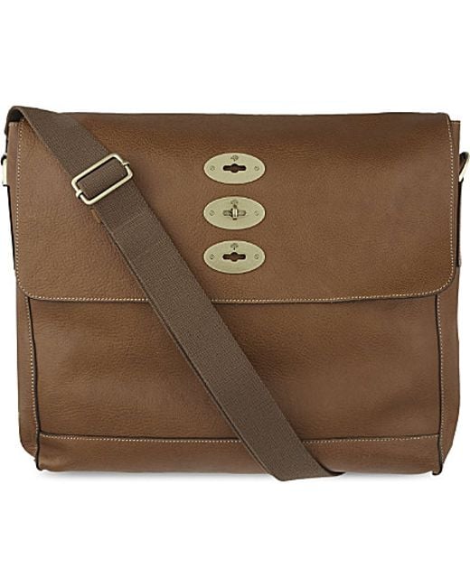 Mulberry Brynmore Leather Messenger Bag, Brown for men