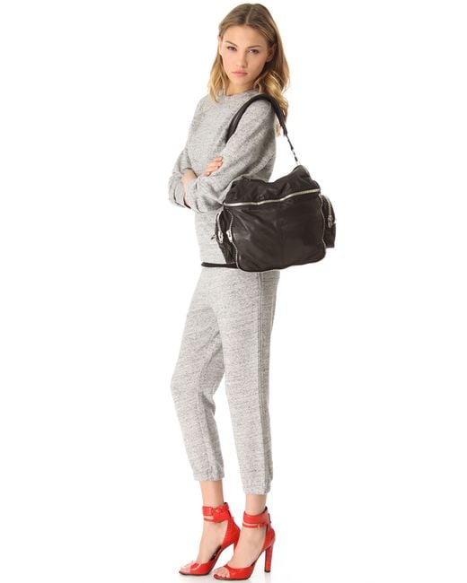 Alexander Wang Jane Leather Bag in Black | Lyst