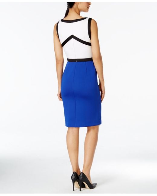 Calvin klein blue best sale and black dress