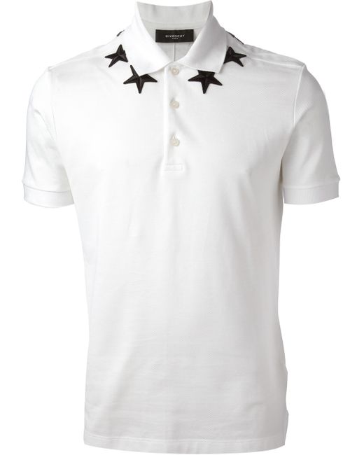 GIVENCHY styleスターポロシャツ Givenchy star Polo Shirt black red Size XS | eBay