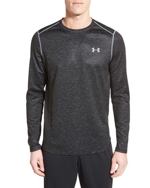 Under armour Tech Long Sleeve Waffle Knit Tshirt in Blue for Men
