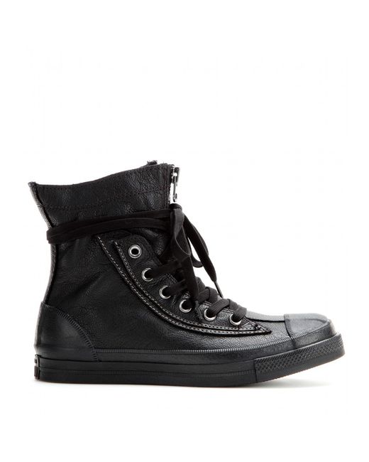 Converse Chuck Taylor All Star Combat Boots in Black | Lyst