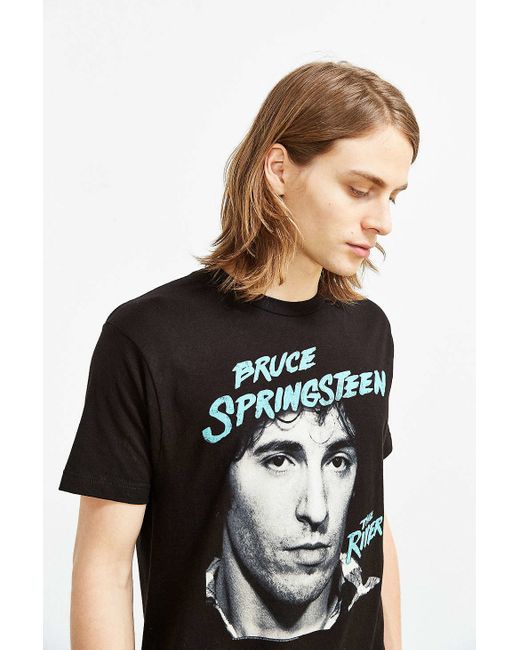 Urban Outfitters Cotton Bruce Springsteen The River Tee in Black for Men |  Lyst