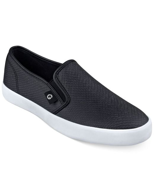 G by Guess Black Women'S Malden Casual Slip-On Sneakers