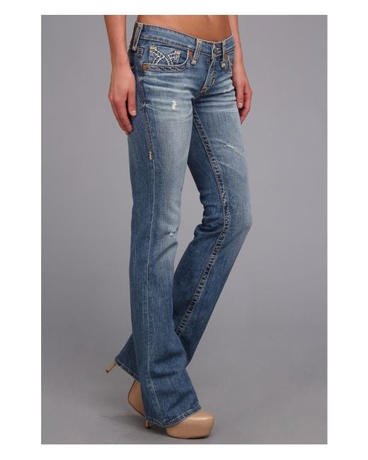 Big Star Remy Low Rise Boot Cut Jean In 16 Year Epic in Blue Lyst