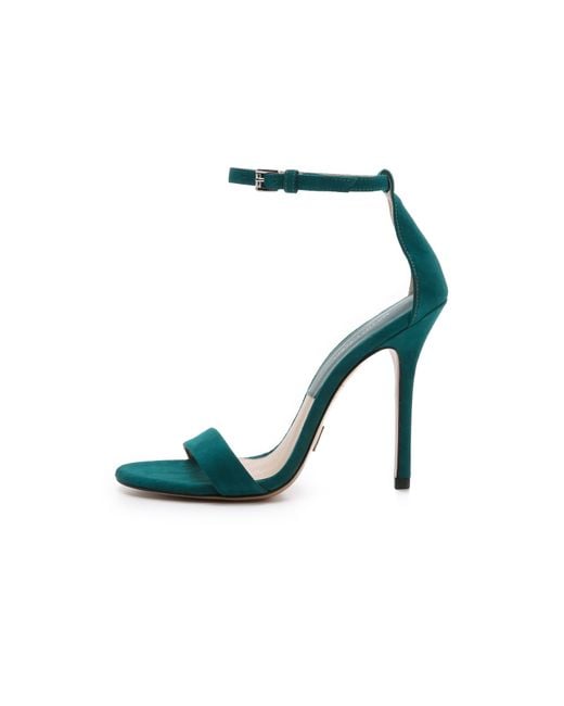 Michael Kors Green Jacqueline Sandals - Peacock