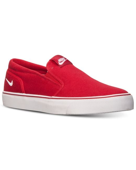 Nike Men's Toki Slip Txt Casual Sneakers From Finish Line in Red for Men |  Lyst