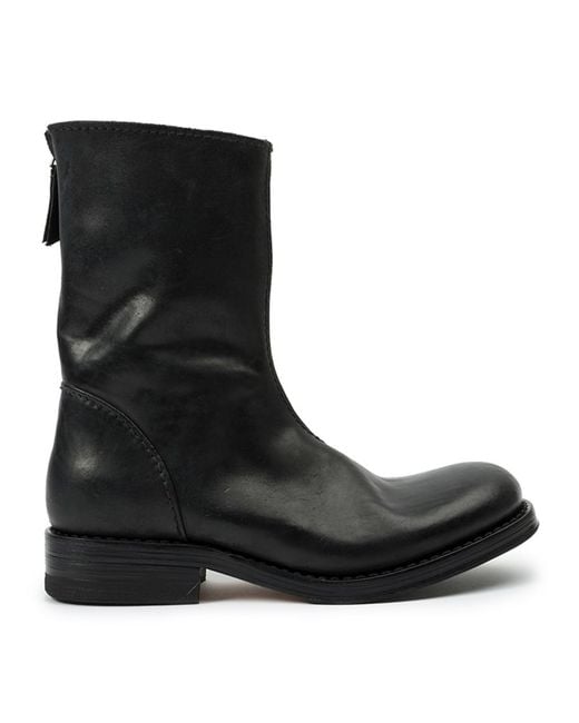 Premiata Side Zip Boots in Black for Men | Lyst