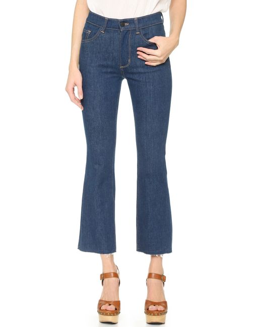 Siwy Blue Emmylou Crop Flare Jeans