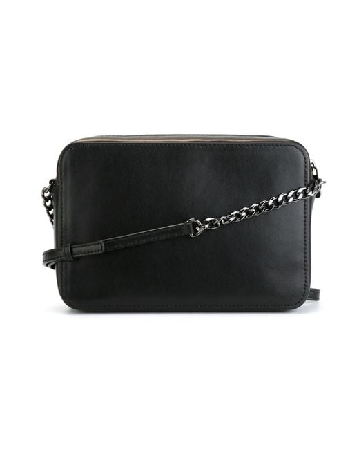 Michael kors black studded crossbody sale
