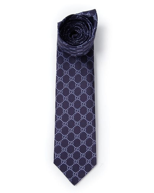 Mens Accessories Ties Ferragamo Monogram-pattern Silk Tie in Purple for Men 