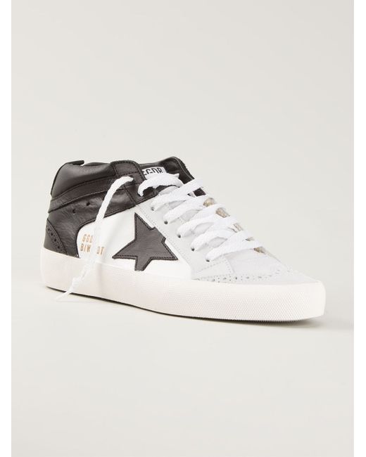 Golden Goose Deluxe Brand Black 'Mid/Star Limited Edition' Sneakers