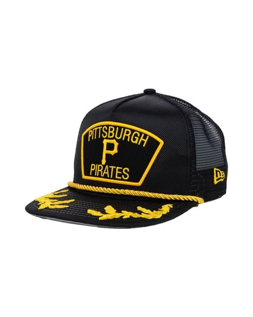 KTZ Black Pittsburgh Pirates Mlb 9fifty Snapback Cap for men